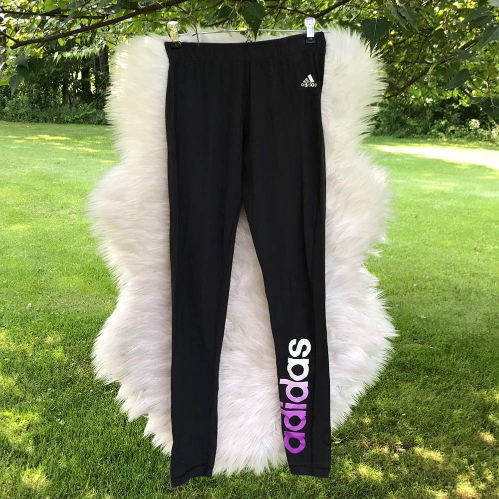 Charcoal Grey Adidas Leggings/Running Tights 💜